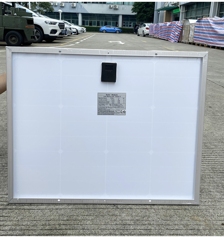 156 single crystal solar photovoltaic panels, 70W solar panel modules with sufficient power to generate high power and low losses