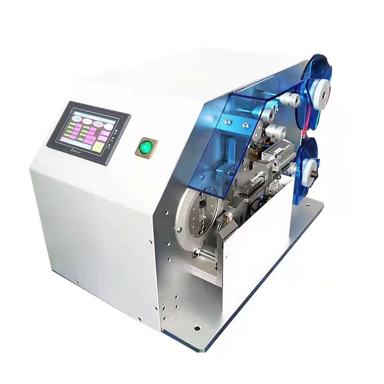 Xinrisheng Copper Foil Wrapping Machine Shield Wire USB Wire Automatic Copper Wrapping Machine Round Wire Wrapping Copper Foil