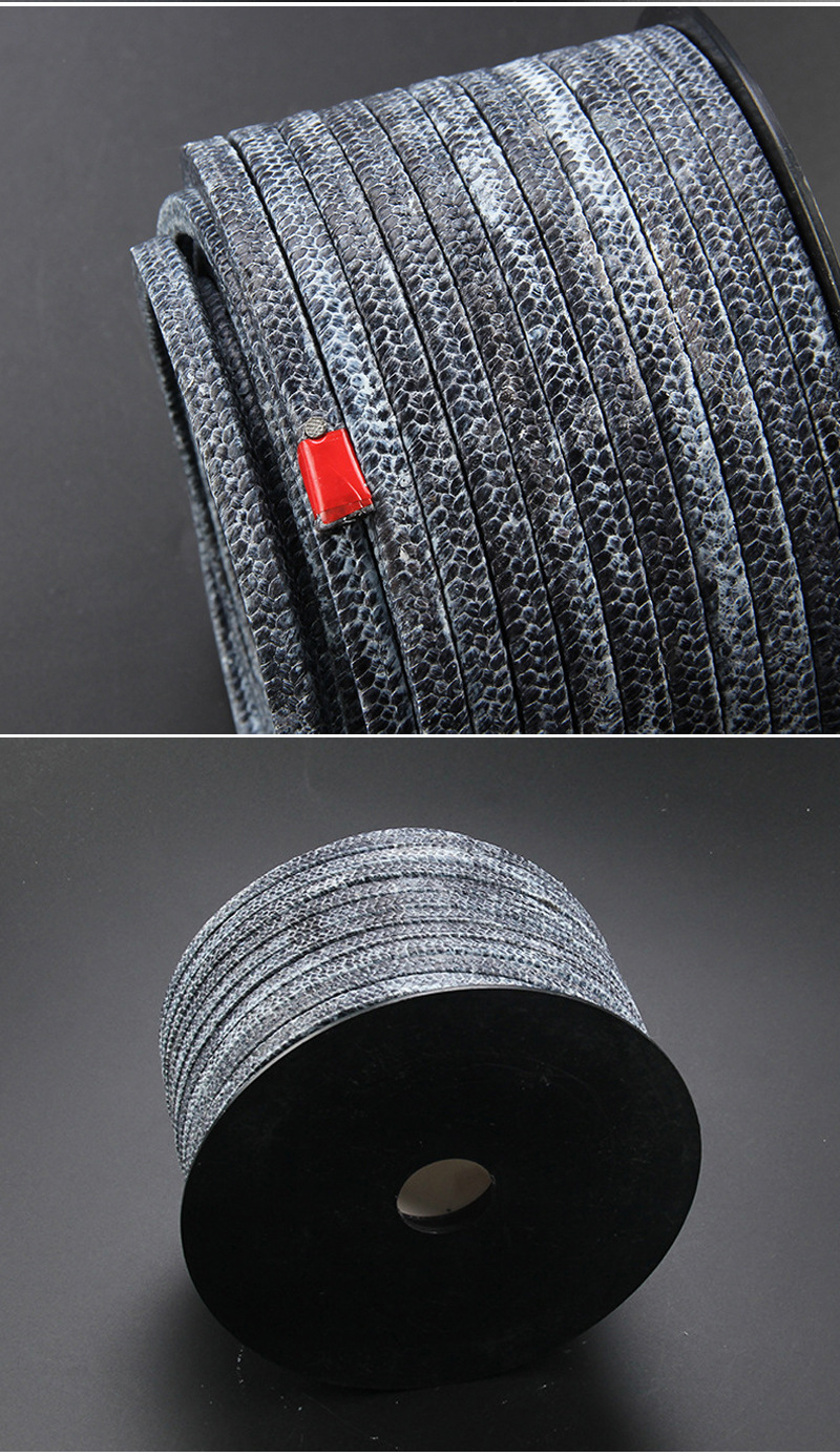 High strength tetrafluorocarbon fiber packing for centrifugal pumps with special wear-resistant carbon fiber packing specifications of 28 * 28mm