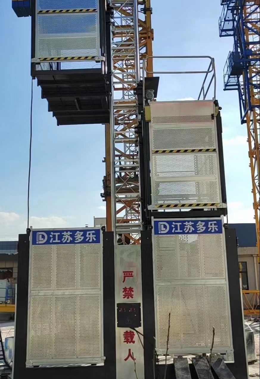 Duole Reservation Service Construction Elevator Production Frequency Conversion Derrick Type Construction Site High Rise Elevator Engineering Equipment