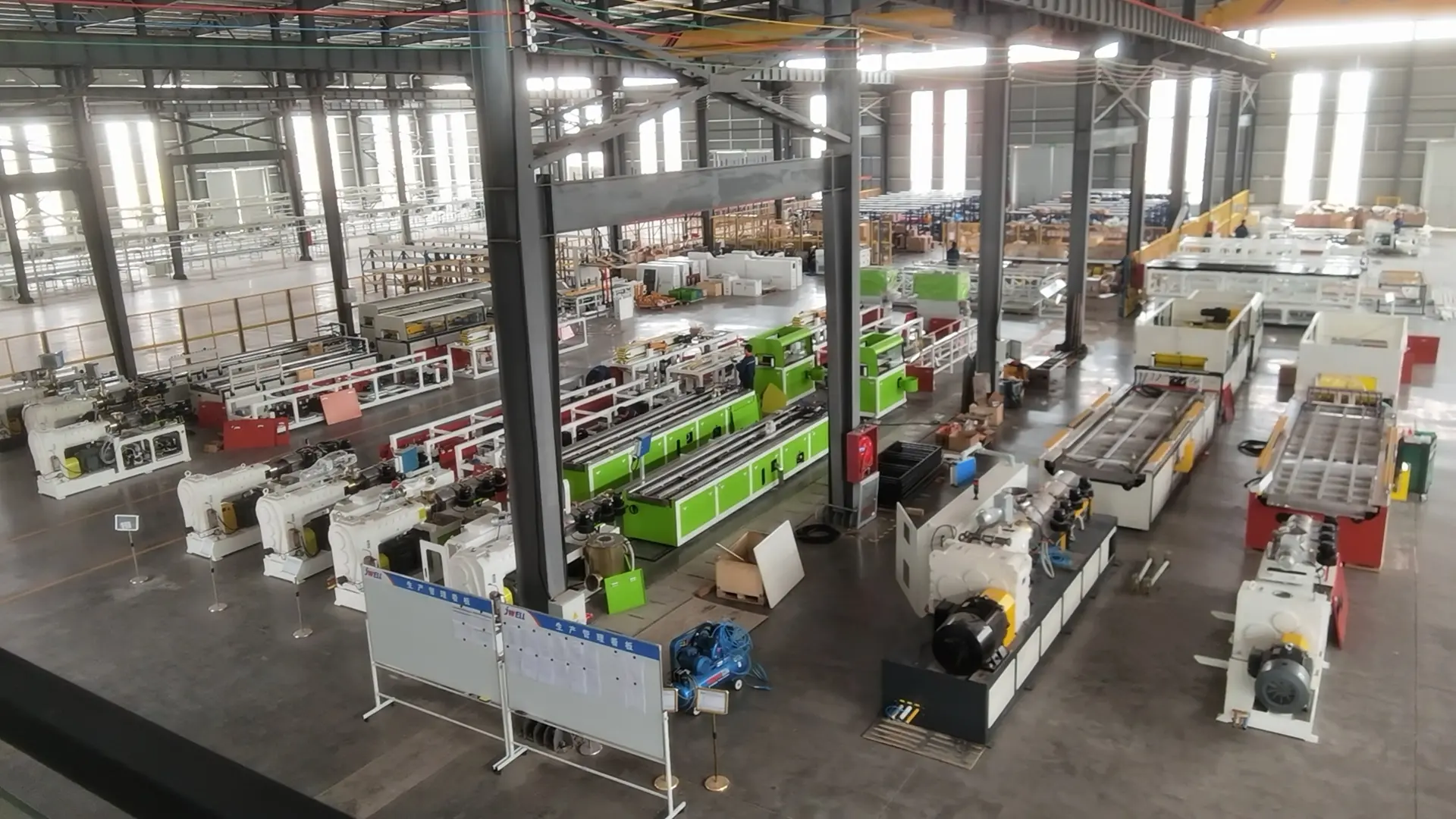 Jinwei PVC Profile Extrusion Production Line Cone Twin Screw Plastic Door and Window Frame Profile High Speed Extrusion Equipment