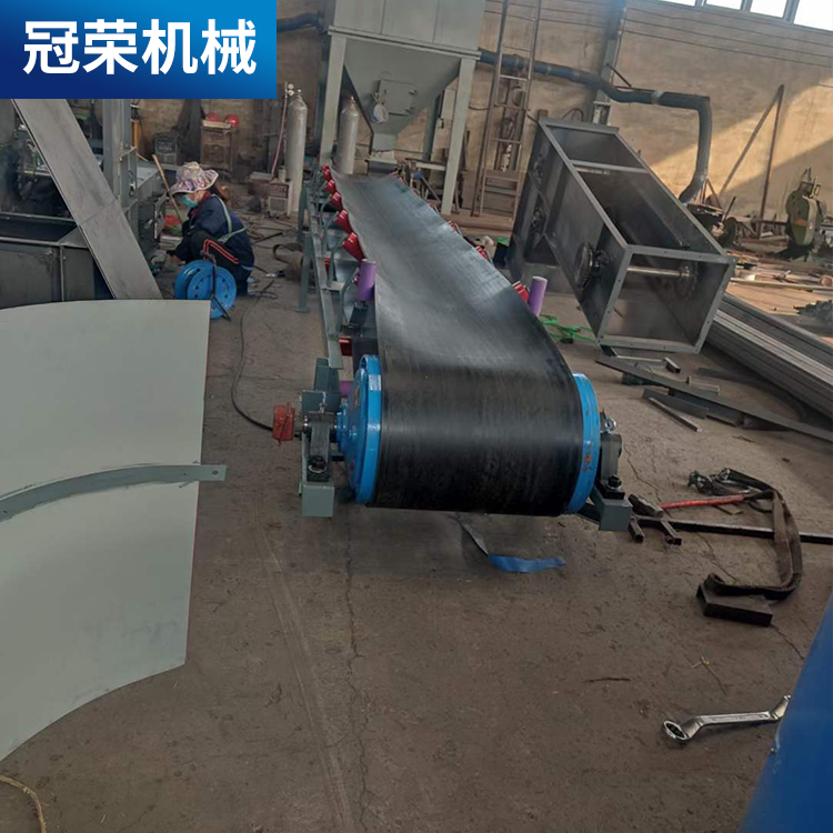 Steel wire core belt conveyor, mining sand and gravel long-distance conveying equipment, Guanrong Machinery