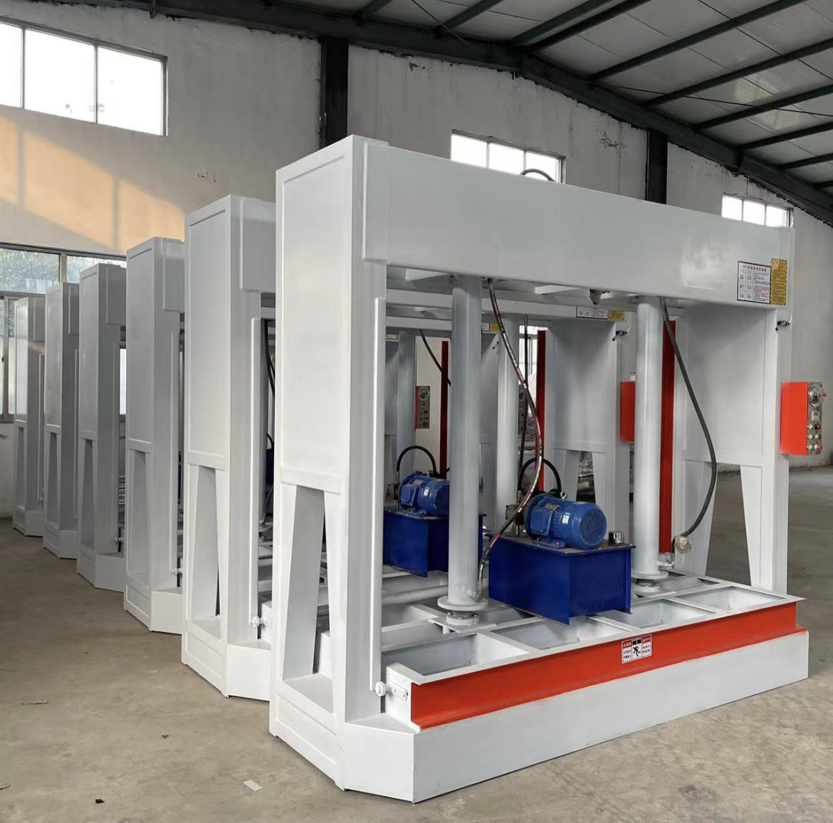 Customized mobile hydraulic cold press automatic lifting and pressure maintaining semi-automatic door factory pressure plate shaping machine