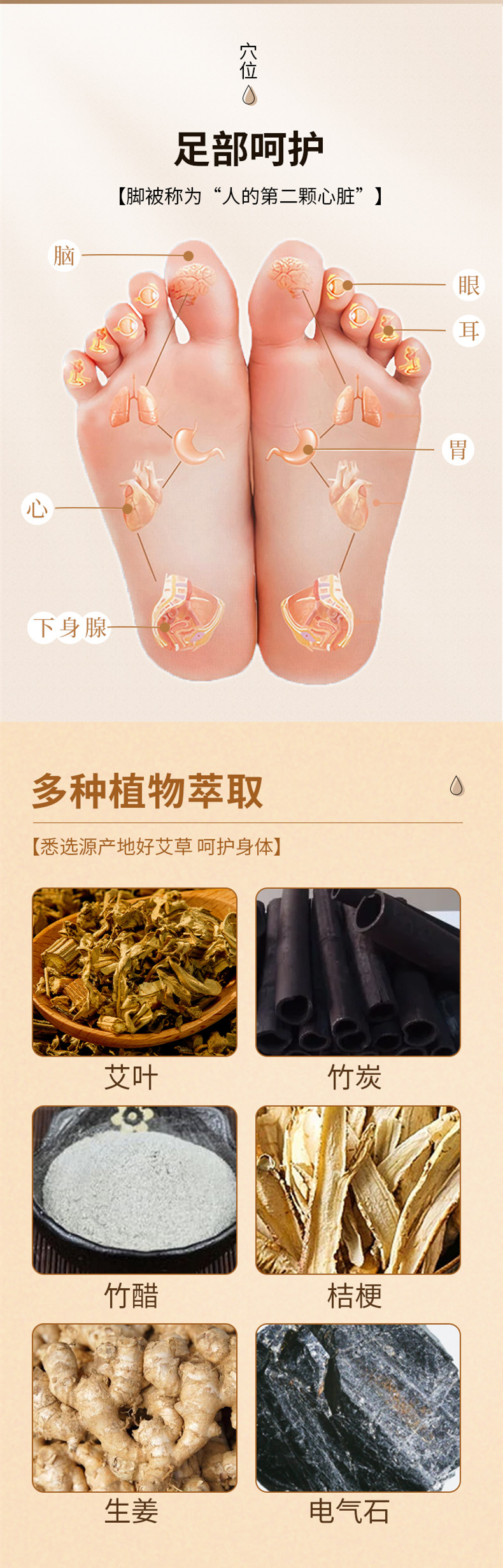 The old Beijing mugwort foot patch is made of non-woven fabric, and the deep soles of the feet expel turbid air to support customization