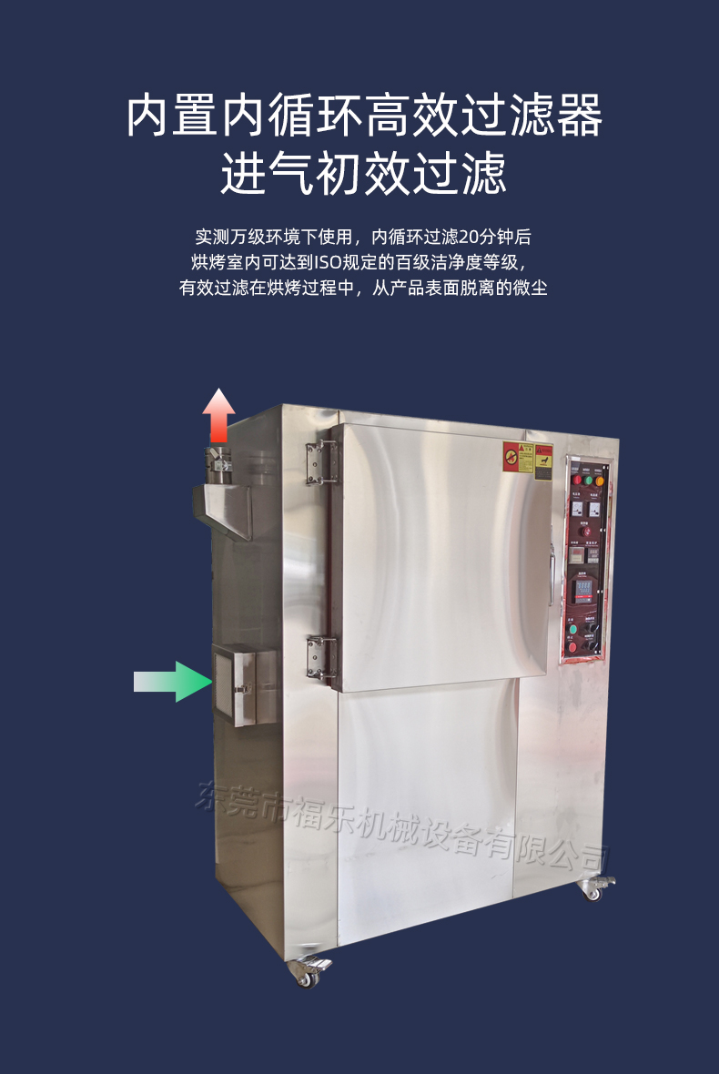 Industrial oven 304 stainless steel grade 100 dust-free clean blast oven drying oven for dust-free bacteria laboratory use