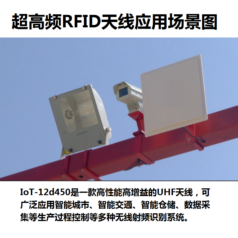 Data Acquisition UHF RFID Antenna Reader/Writer Label Intelligent Transportation Storage Circular Polarization Far Field High Gain