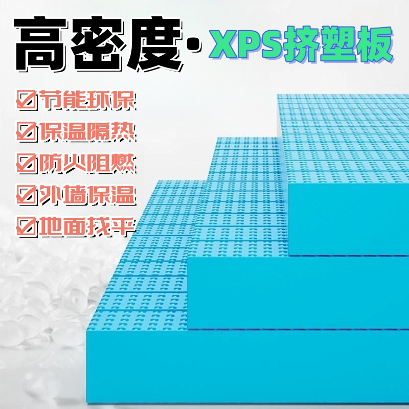 Nanometer XPS flame-retardant extruded insulation board, outer wall, polystyrene foam board, roof, wall, thermal insulation floor heating module