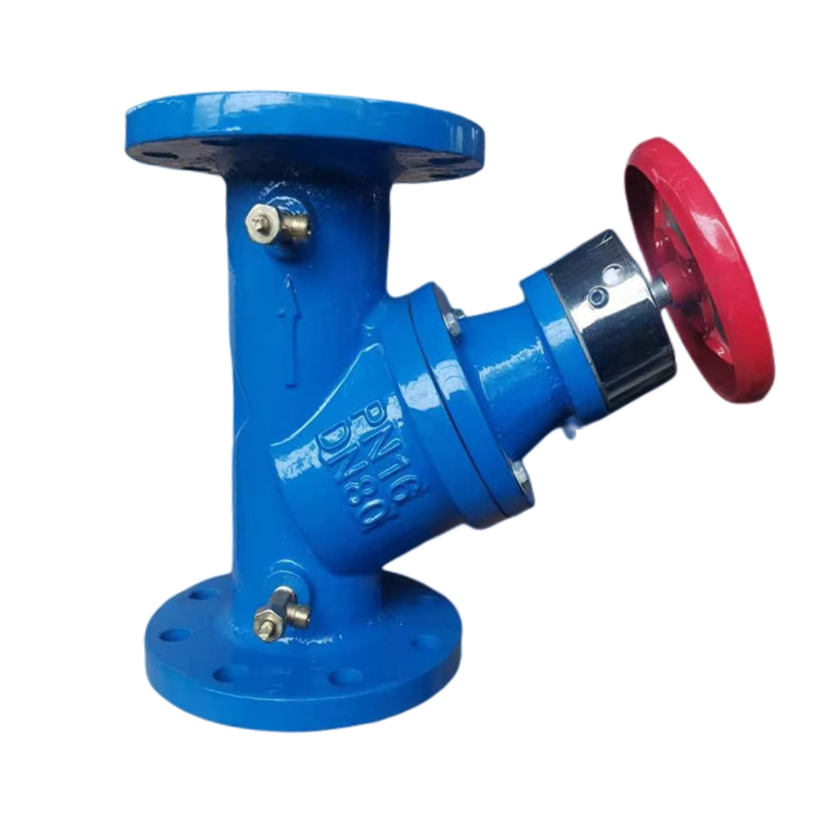 DN80 flange static balance valve digital locking valve for heating pipelines