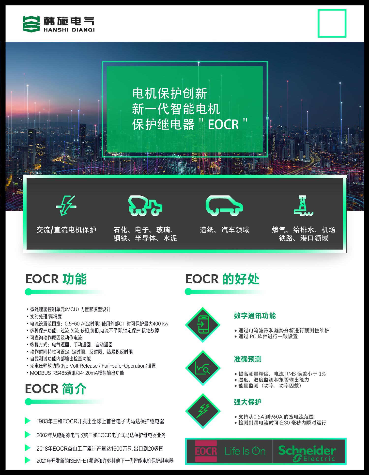 [Schneider] 3DM2 WRDUHZ Electronic Overload Relay Korea Sanwa EOCR-3DM2