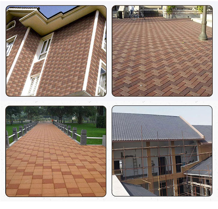 Ceramic permeable bricks, colored road tiles with strong decorative properties, can be customized for corrosion resistance according to needs