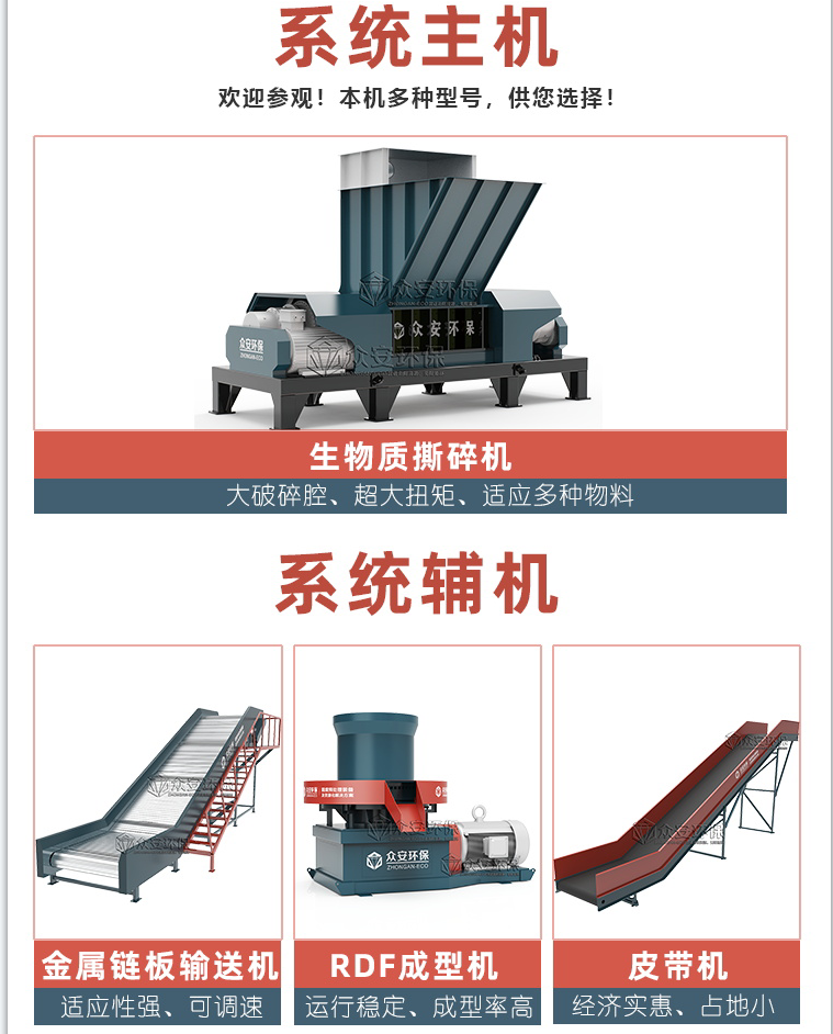 Corn, soybean, cotton, straw shredder, leaf bark, agricultural and forestry waste, and biomass fuel shredder