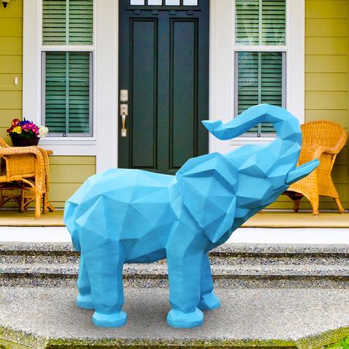 Customized manufacturer of simulated fiberglass animal horse sculptures in shopping malls and courtyards