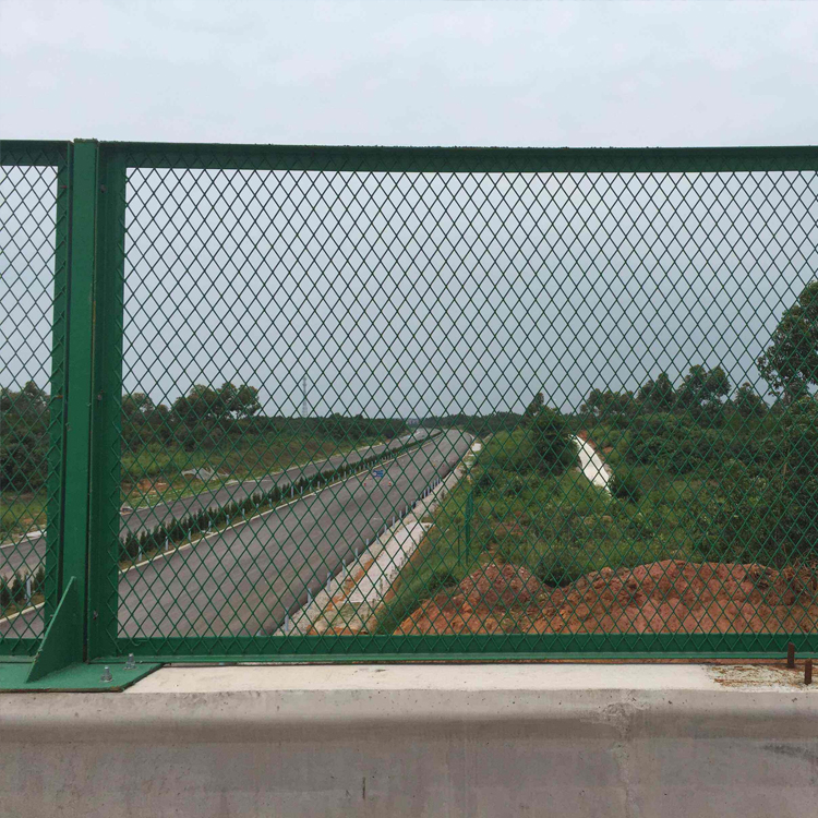 Hengding 1.2 * 2m highway anti drop net diamond shaped hole slag blocking net diamond shaped elevated bridge anti drop net can be customized