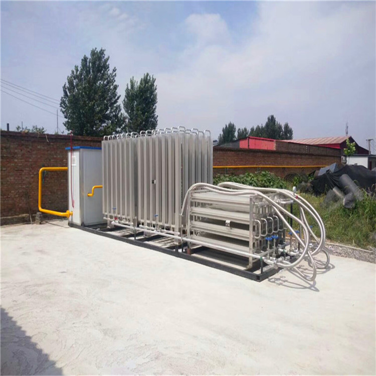 The manufacturer provides 400 square meters of small lng gasification equipment for the LNG gasification pry bottle group gasification station