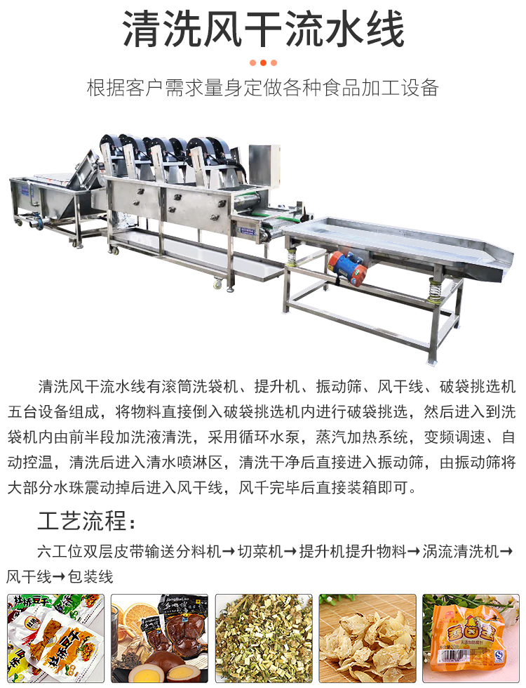 Corn bubble cleaning machine, small rapeseed spray vegetable washing machine, fully automatic large central kitchen cleaning equipment