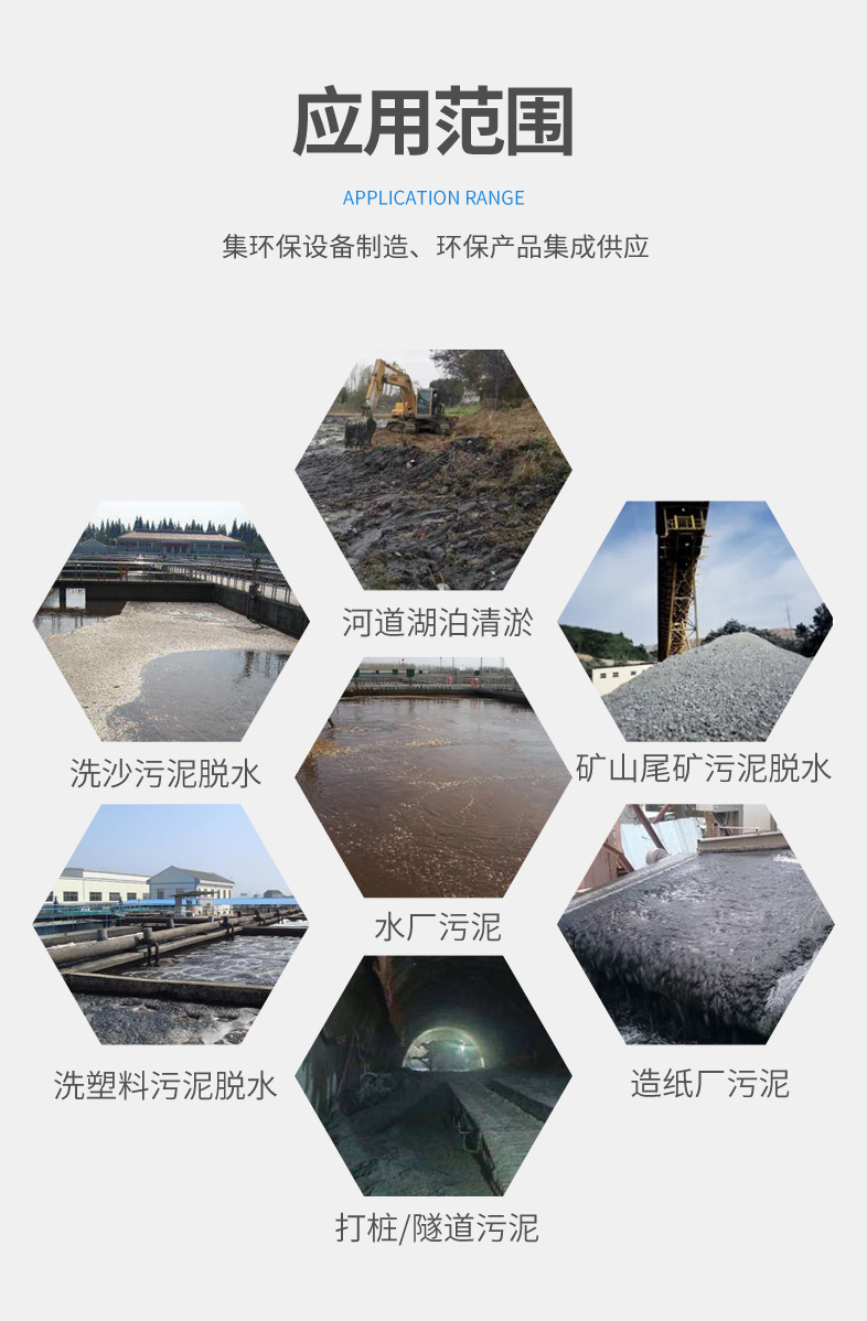 Belt filter press sand washing sewage treatment equipment Coal washing slurry water separation equipment