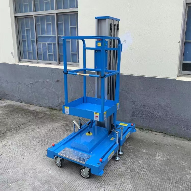 High altitude lifting operation platform Aluminum alloy lifting platform Manual lifting platform