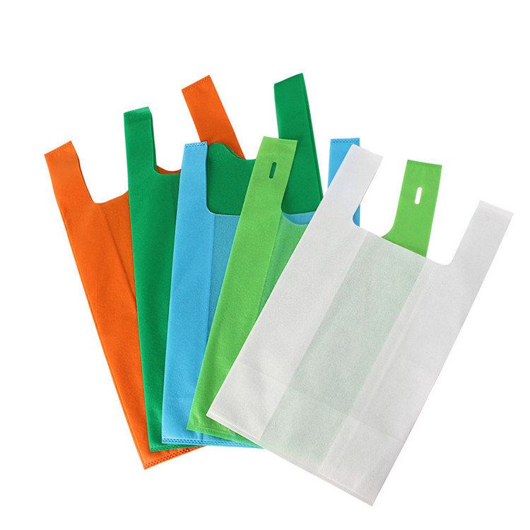 Supply of non-woven fabric bags Wholesale of environmentally friendly bags Nonwoven fabric portable vest bags Supermarket packaging Shopping bags