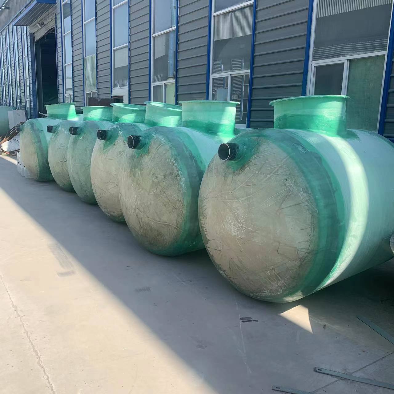 Zhanrui FRP septic tank, construction site, office area, household oil separator, 100m3