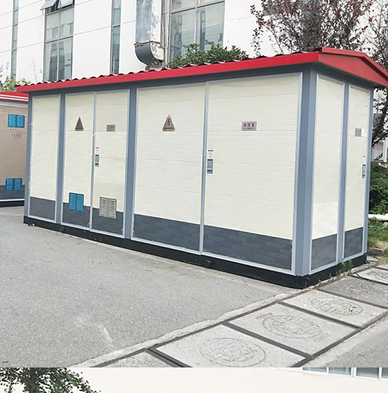 European style box transformer prefabricated box substation outdoor combination transformer and distribution room transformer in box community