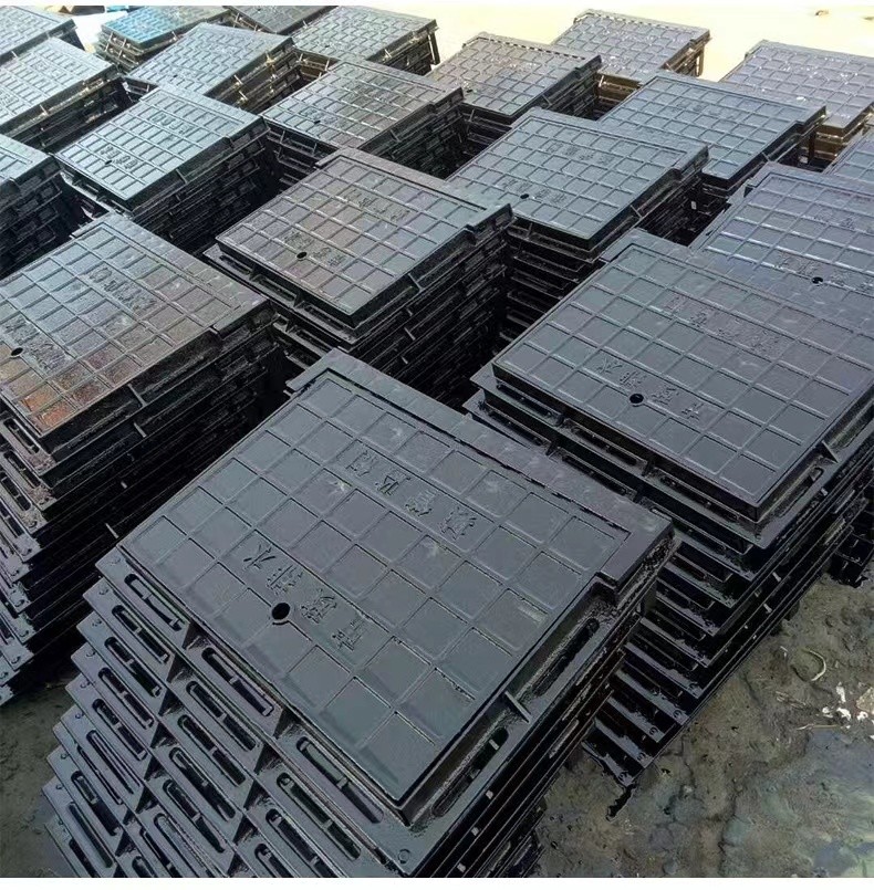 Spheroidal graphite cast iron rainwater grate, single grate set, grate drainage ditch cover plate, bearing 50T