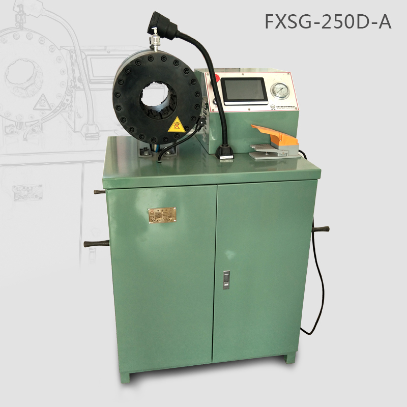 Full-automatic CNC pipe shrinking machine FXSG-250D-A touch screen for hydraulic customization processing