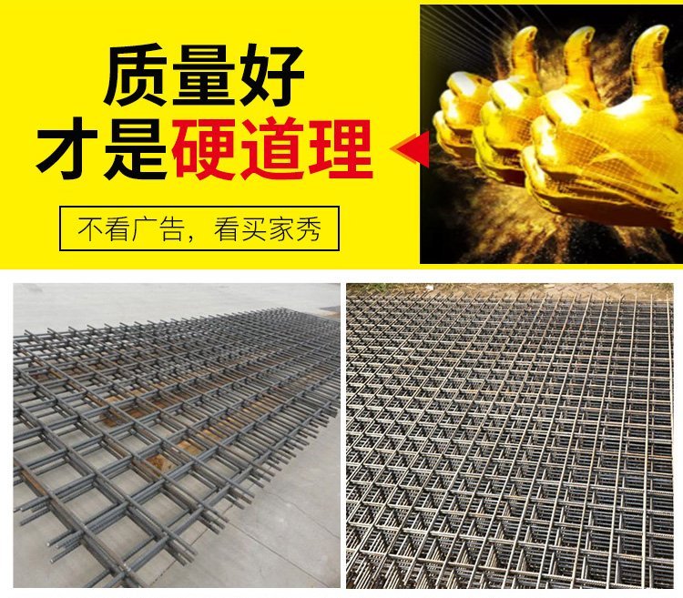 Bi-directional steel wire mesh mesh reinforcement factory fence steel wire mesh Ruishuo entity manufacturer