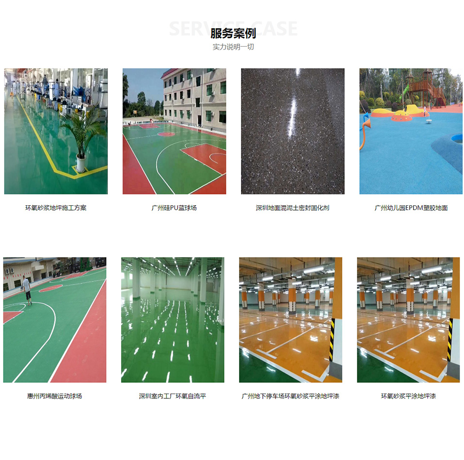 Epoxy resin floor paint, underground parking lot cement floor paint, outdoor basketball court anti-skid and wear-resistant floor paint