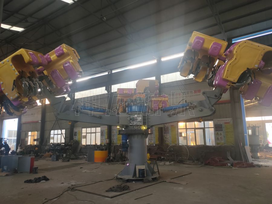 3臂能量风暴 B级省检设备 新型游乐设备 神龙游乐出品