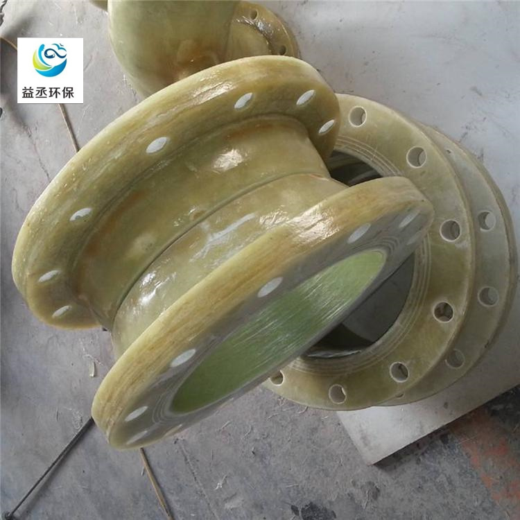 Fiberglass elbow, four-way flange, butterfly valve, air valve, three-way inspection well, circular area, variable diameter pipe fittings