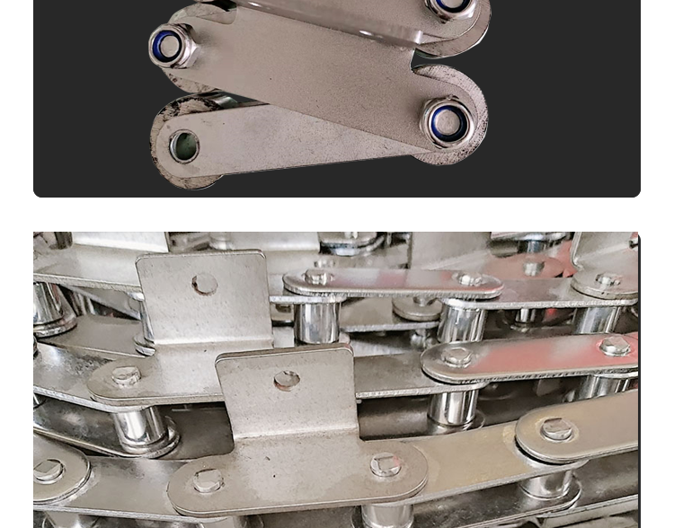 Xinchanghui manufacturer produces stainless steel double sided bent chain customized metric conveyor bent chain