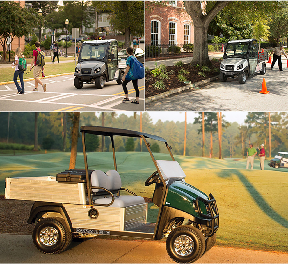 Clubcar imported high-end golf cart with 2-seater, 4-seater, 6-seater all mountain tires with strong climbing ability