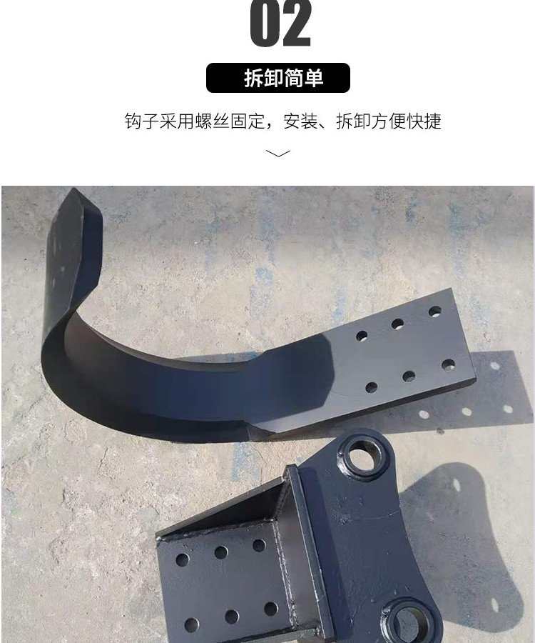 Year-round customized tree root digging hook knife, double hook tree digging knife model, fully deformable and unbreakable