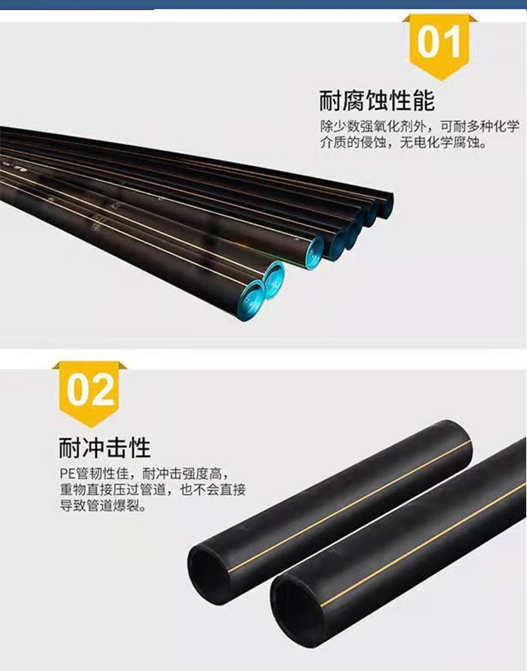 PE100 grade gas pipe SDR11721, 110 buried polyethylene 160 steel plastic adapter fittings for natural gas