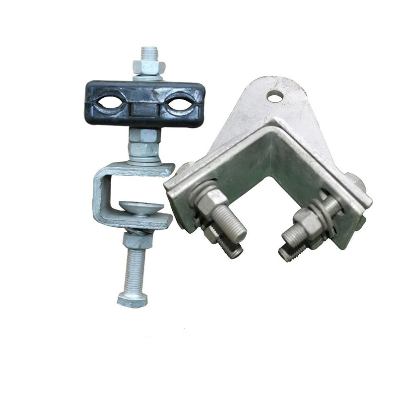 Suspension clamp, also known as angle steel fastener ZL-145, used for suspension of straight tower with fixed clamp plate