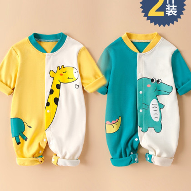 Yila La Mao En Mao Ai Autumn New Baby Cotton Climbing Clothes Manufacturer's First Hand Supply Spot Wholesale