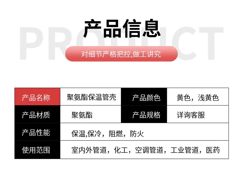 Insulated steel pipe, insulated polyurethane tile shell, anti-corrosion, directly buried insulation pipe shell, hard foam PUR