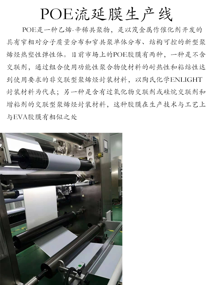 TPU casting film production line Ruijie has broad market prospects and product upgrades