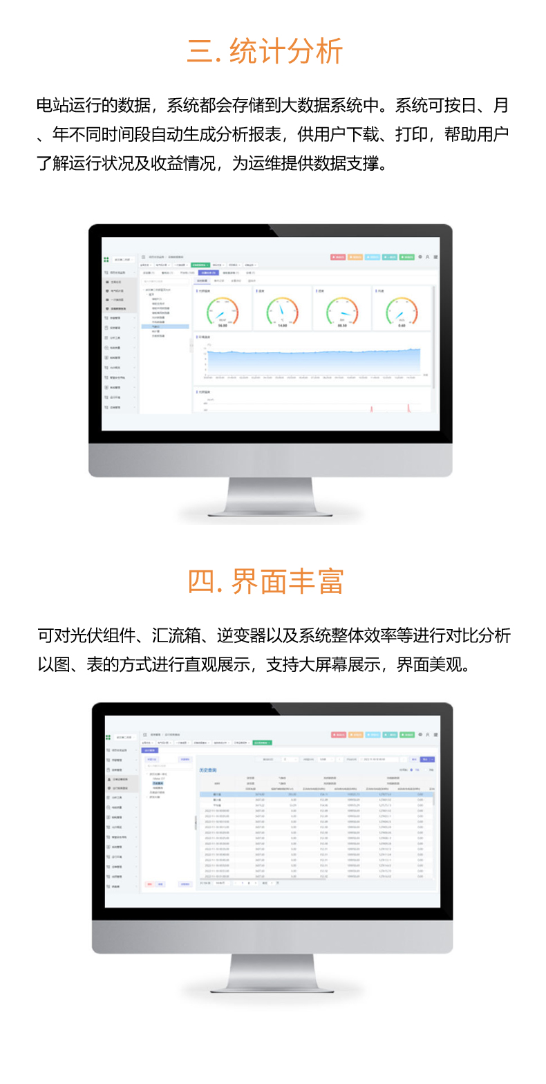 Huazhi Electric Photovoltaic Monitoring System Power Operation and Maintenance Analysis Report Operation and Maintenance Maintenance Photovoltaic Power Station Online Monitoring