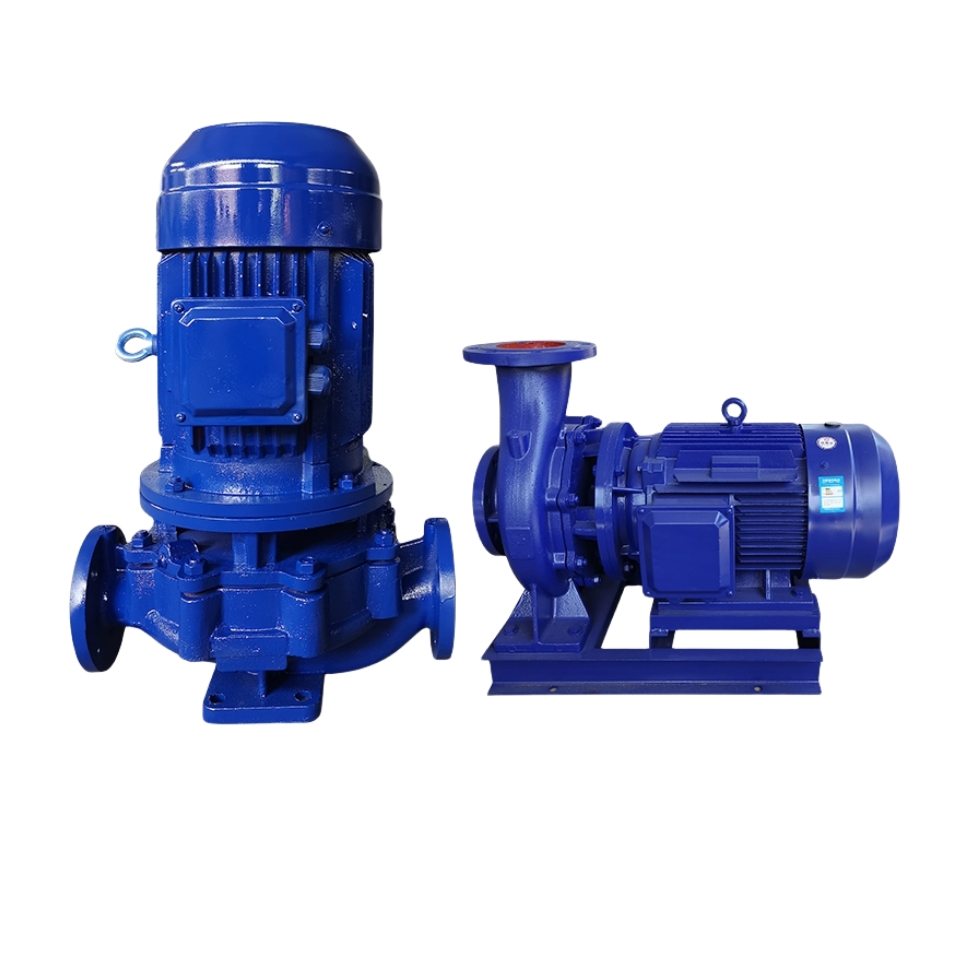 ISG vertical pipeline pump manufacturer booster pump ISW horizontal stainless steel pipeline centrifugal pump fire booster pump lift