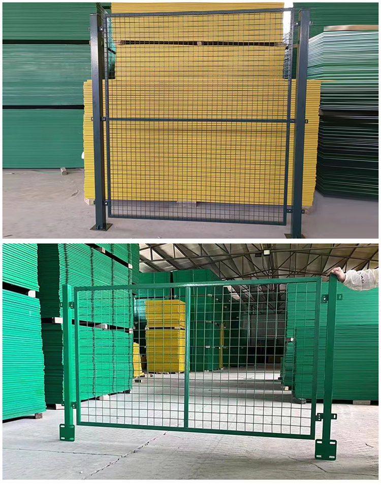 Factory equipment guardrail net, steel wire mesh workshop isolation net, factory warehouse guardrail, temporary safety protection manufacturer