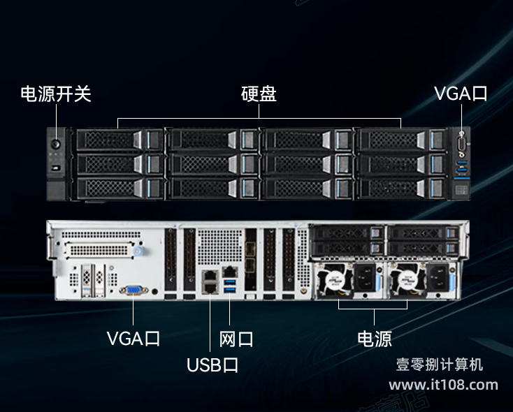 INSPUR NF5280M6 rack 2U server silver 4310/16G/2T 3-year warranty