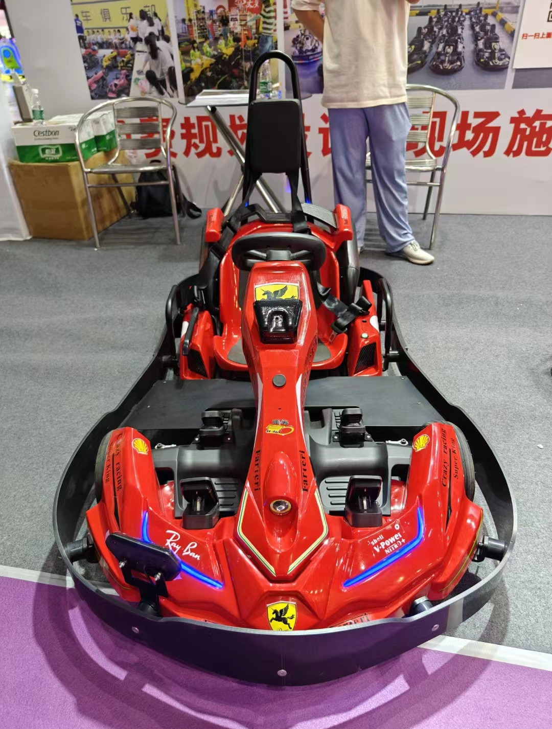 The fourth generation adult and children's kart rental plaza outdoor entertainment equipment four-wheel electric drift car