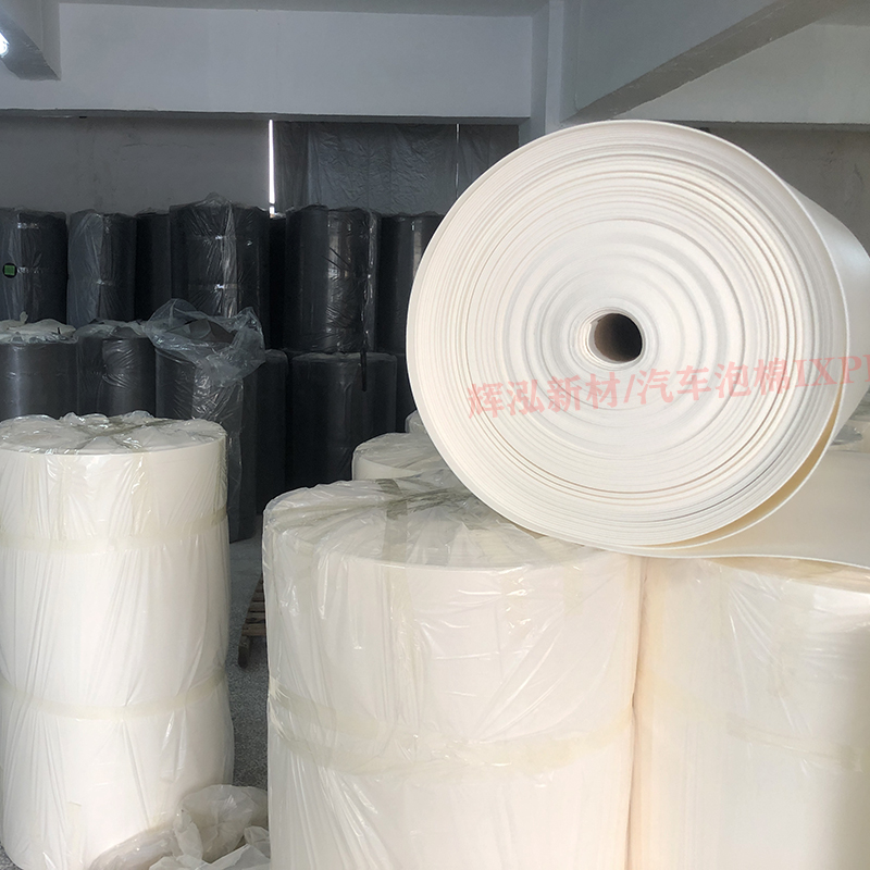 Ixpe foam roll material, polyethylene foam, XPE foam, environmentally friendly, odorless, anti-static, flame retardant, and anti-collision PE high foam