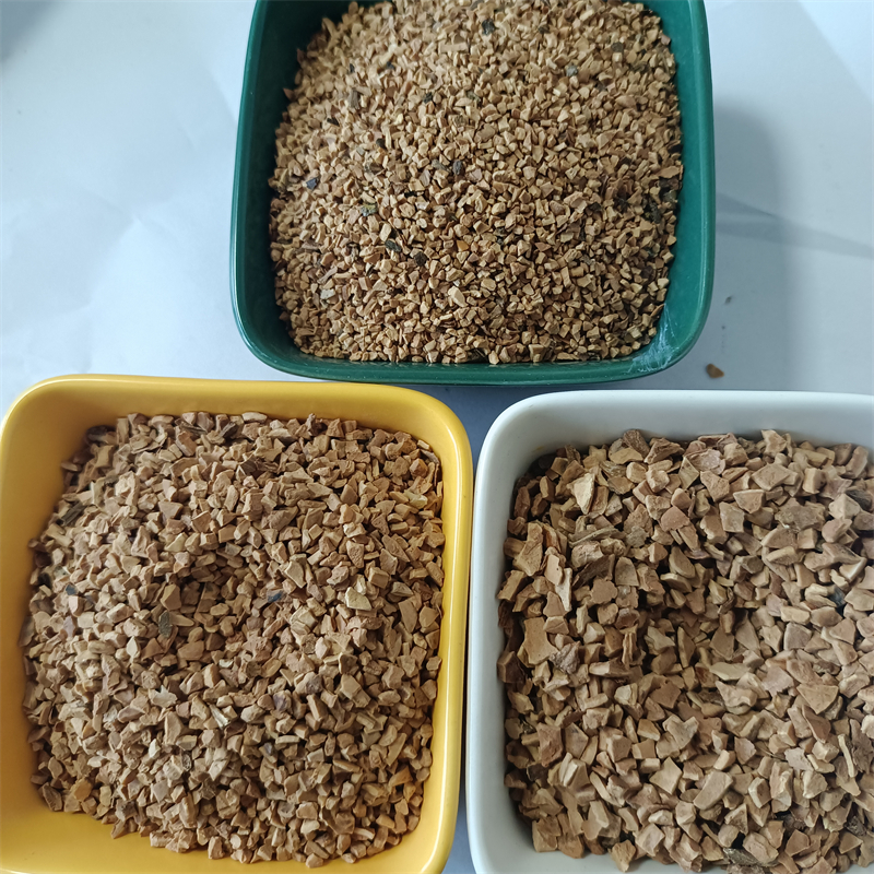 Fruit shell/walnut shell polishing rust removal oil sewage treatment filter material cushion filling polishing particles