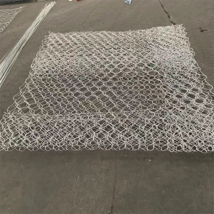 热镀锌堤坝铅丝石笼 强劲丝网边坡防护雷诺护垫 水利河道格宾网