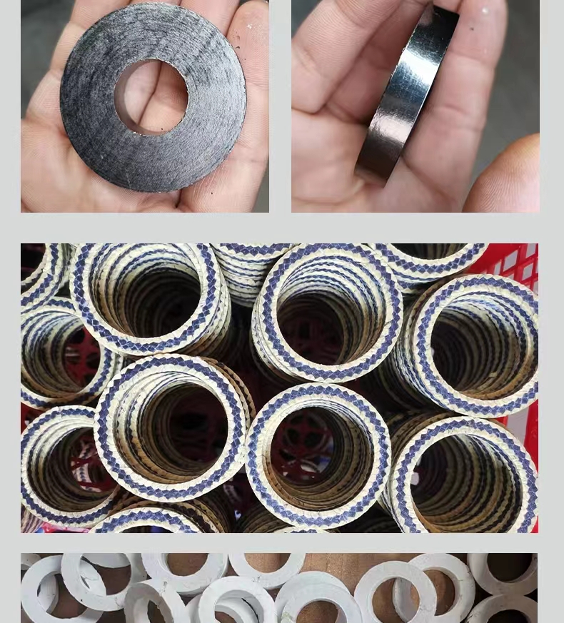 Haozheng aramid packing ring can be mixed with high water-based graphite black and white tetrafluorocarbon to weave graphite packing ring