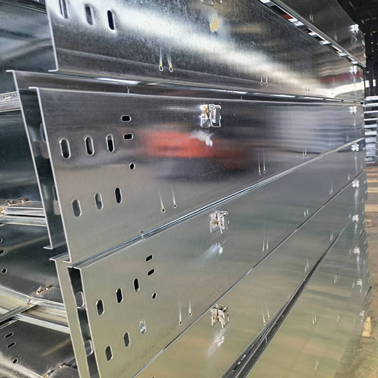 Songsheng Galvanized Cable Tray Production Customized 400 * 150 Cable Trough Engineering Exclusive Supply