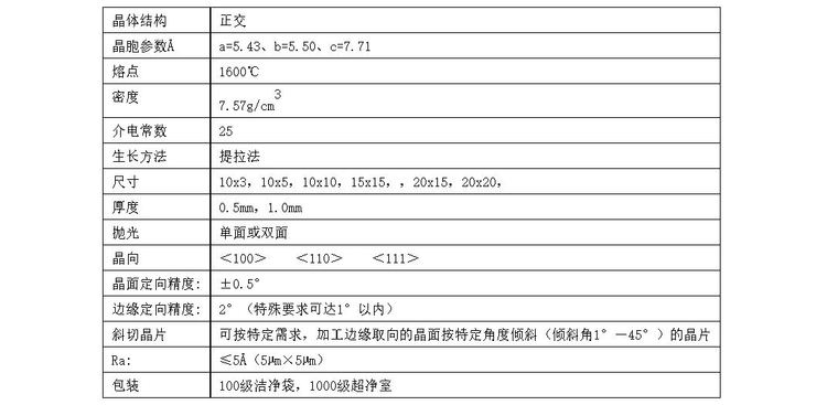 Neodymium Gallate NdGaO3 High-temperature superconductivity Magnetic Material Epitaxial Thin Film Crystal Substrate Substrate Manufacturer Specification Customization