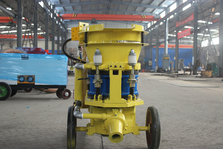 Yuzhou Machinery Direct Operation Tunnel No Bottom Frame Concrete Dry Spraying Machine with High Power and Good Spraying Effect